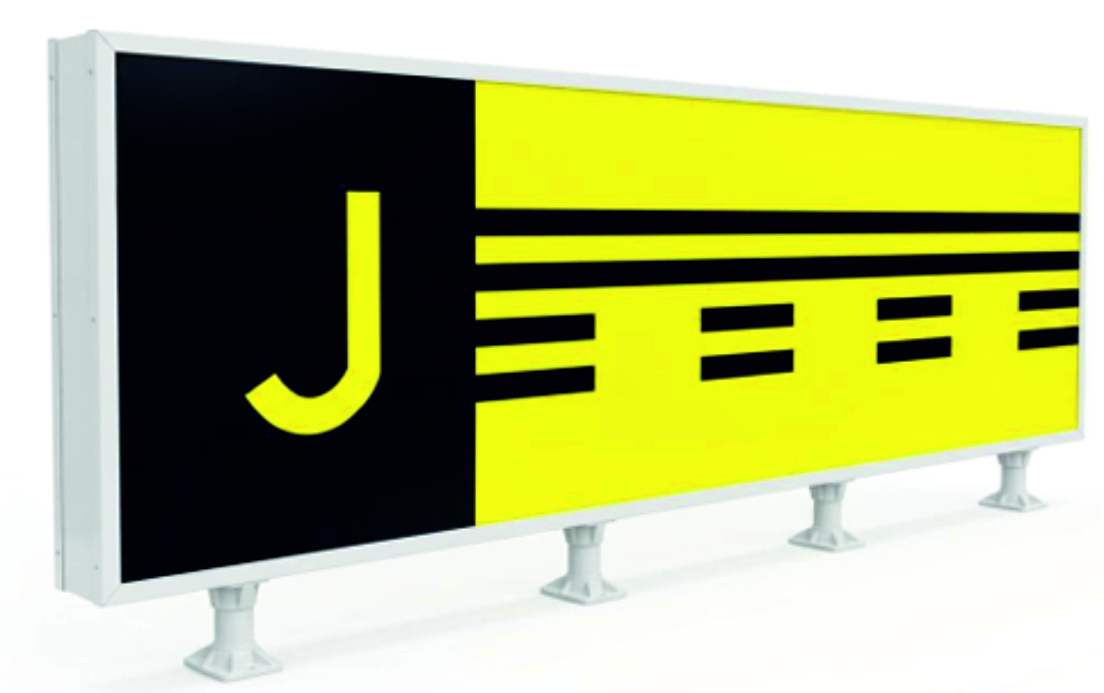 Airfield Guidance Double Side Sign Board (LED)