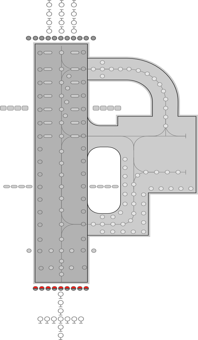 Fixture position on runway