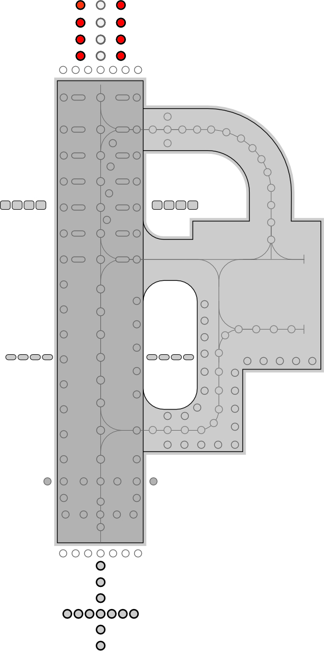 Fixture position on runway