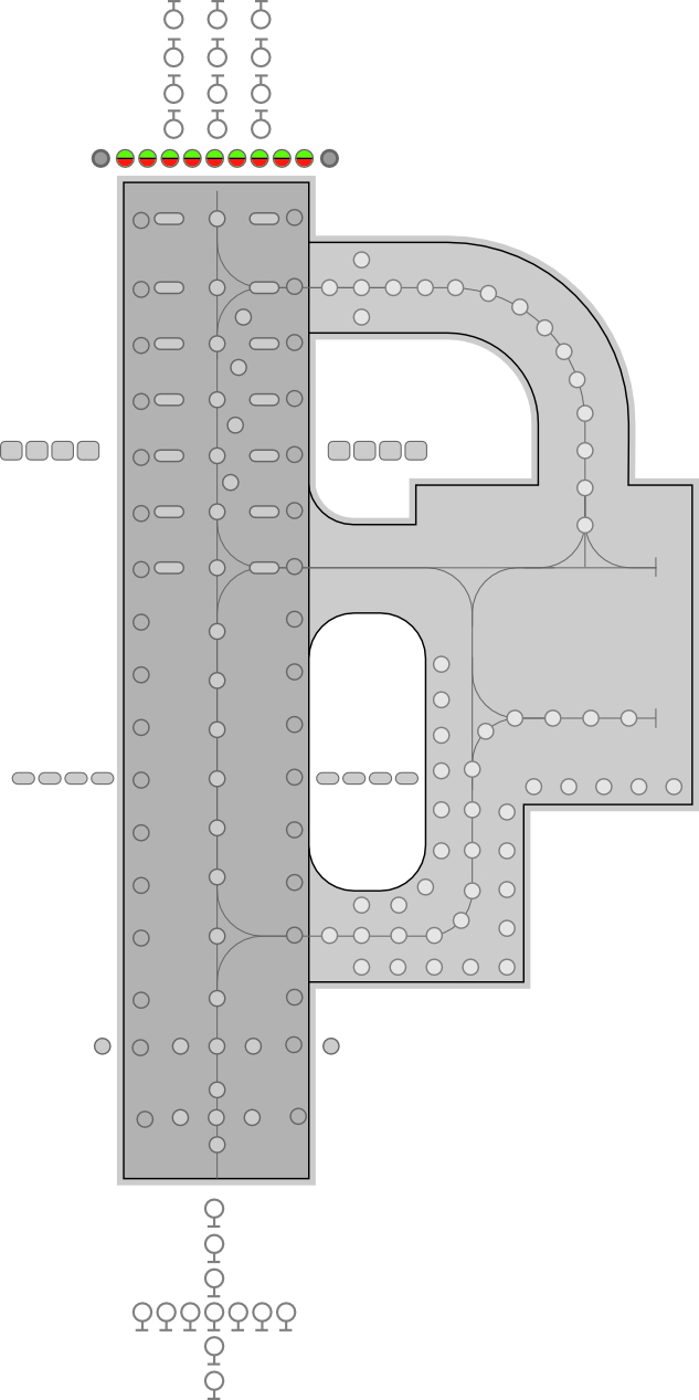 Fixture position on runway