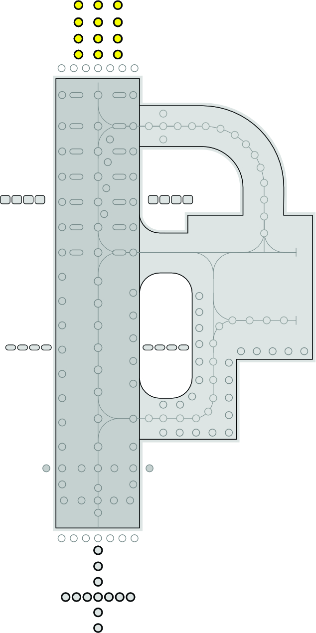 Fixture position on runway