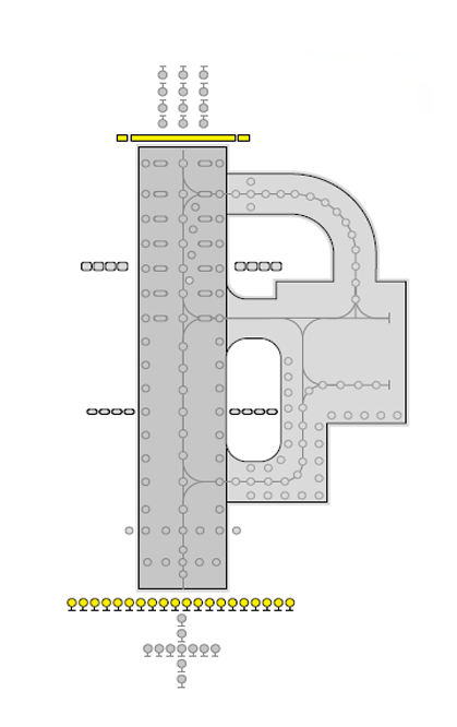 Fixture position on runway