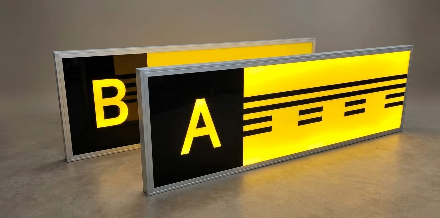 Airfield Guidance Slim Sign Board