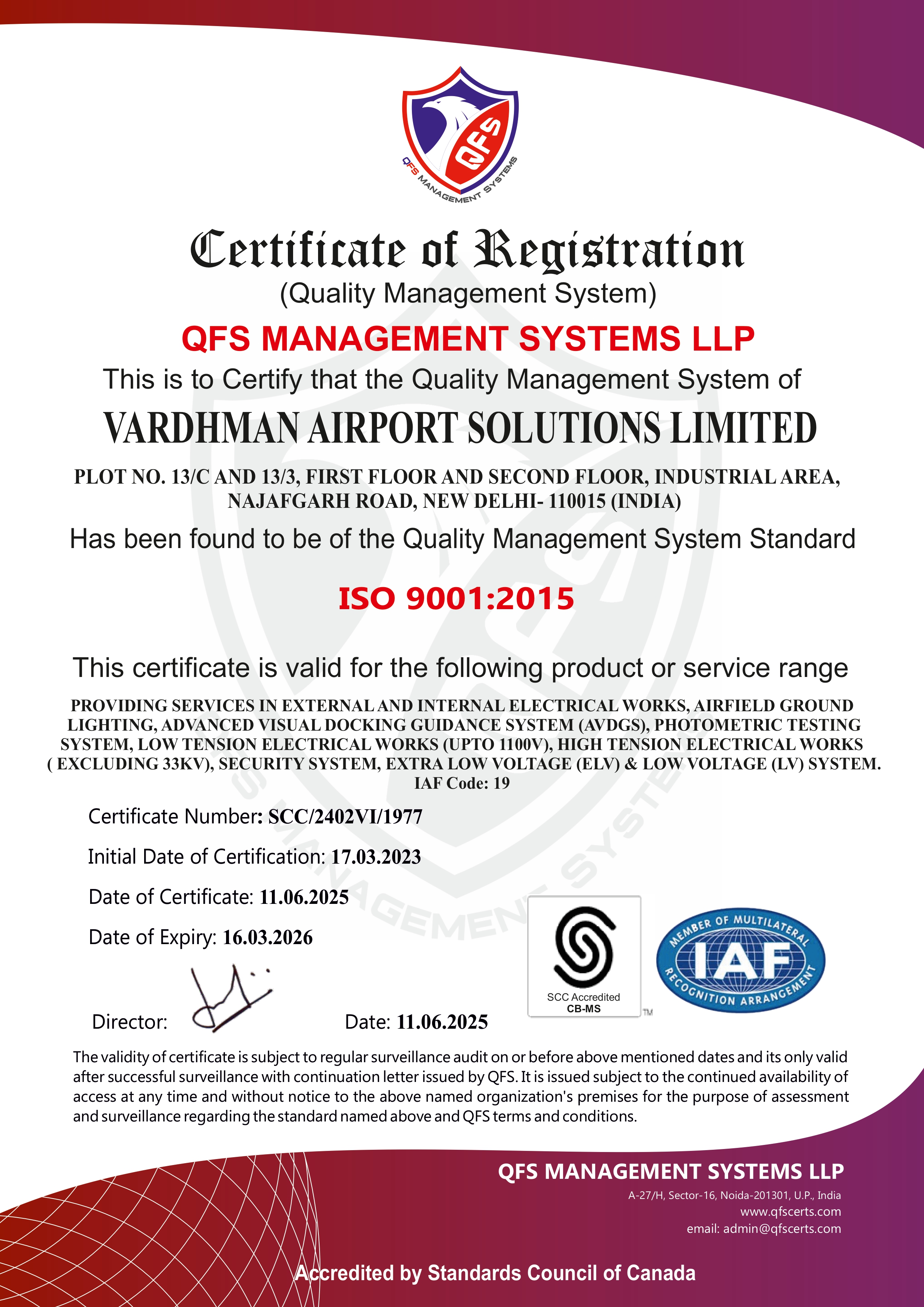 Certification 1
